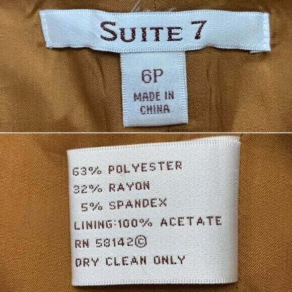 Suite 7 Elegant Camel Cowl Neckline with Shoulder Bow Sheath Dress - Picture 13 of 15